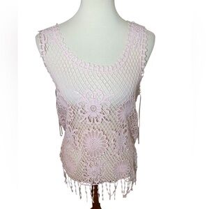 NWT Fever Crochet Tank Top